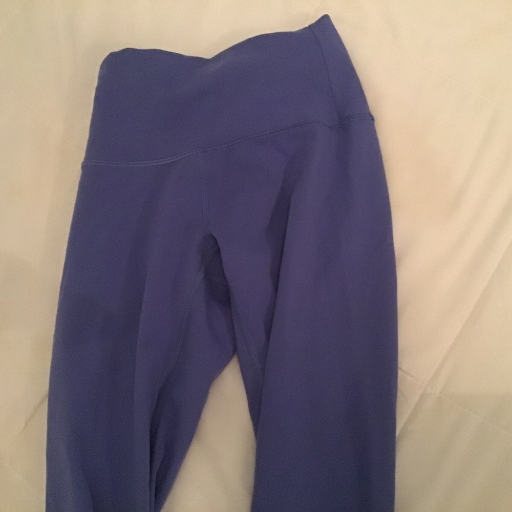 Periwinkle colored lululemon leggings